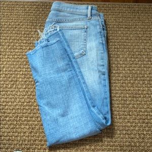 L’agence denim ripped jeans